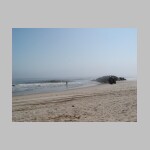 Another view of the main jetty with a line peaking at the jetty's head